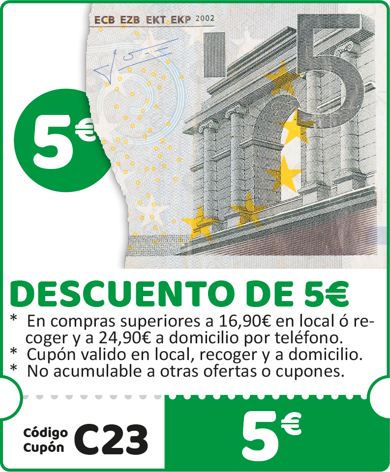 DESCUENTO DE 5€